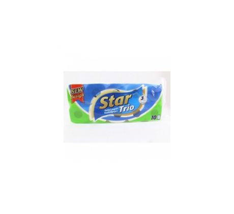 Toal. papier Ooops Star Trio 10 kot., 3 vrst.