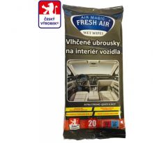 Vlhčené utierky Fresh Air na interiér vozidla 20ks