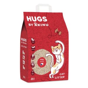 HUGS by Akinu Kremelinová stelivo pre mačky 20 l